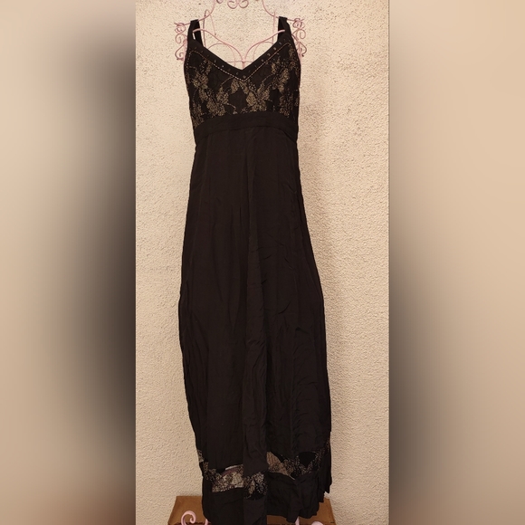 Christina Fairbanks Slip Dress Maxi Fashion Apparel Party Holiday Sexy Large - Picture 4 of 13